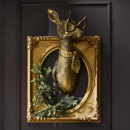 Margie the Doe - Authentic E & E Collection Bronzed Aluminum Wall Mount - (𝐏𝐢𝐜𝐤-𝐔𝐩 𝐎𝐧𝐥𝐲)