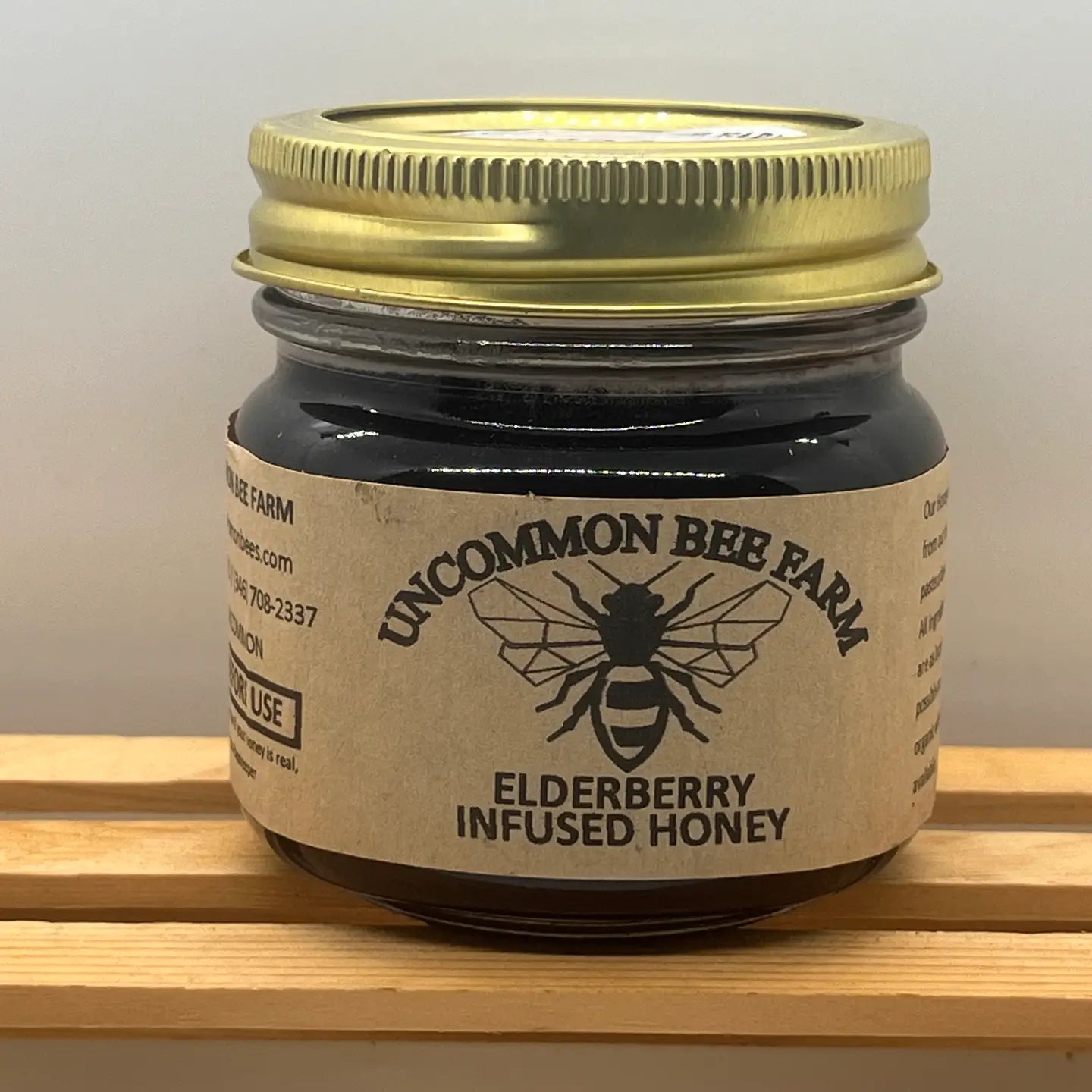 Elderberry Infused Honey 5oz Jar