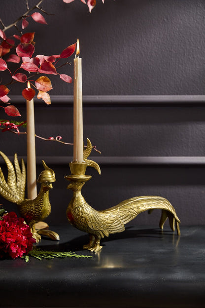 Emerson - Authentic E&E Eloise Collection Antique-Gold Aluminum Candlestick