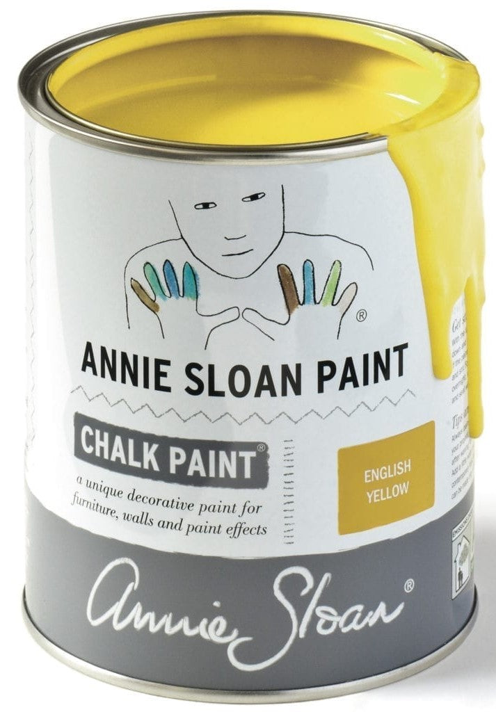 Woops, Dent & Ding Chalk Paint - English Yellow Litre Can (appx 33.8oz)