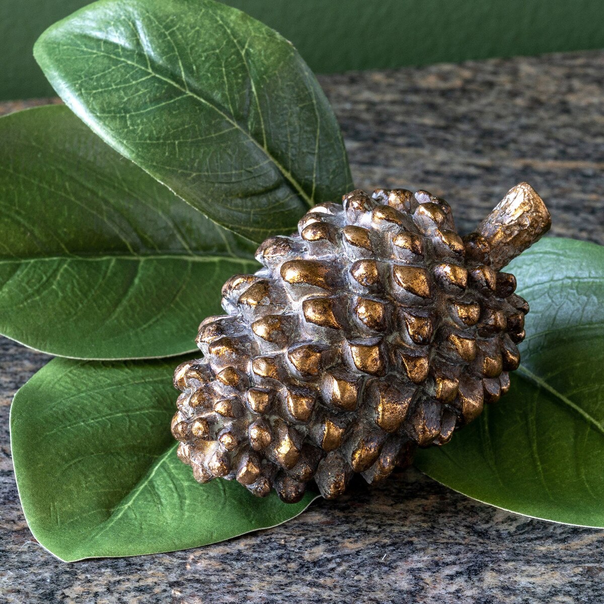 Bronzed Pine Cone