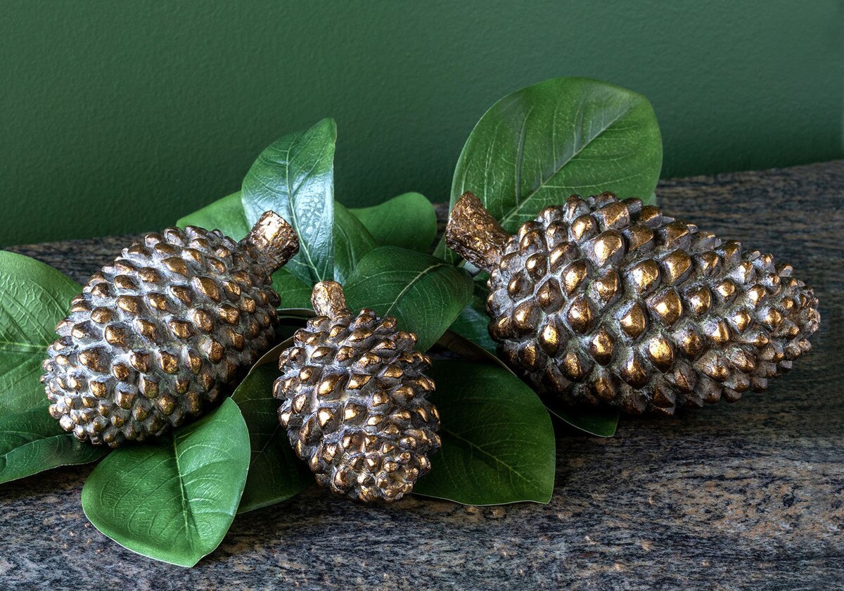 Bronzed Pine Cone