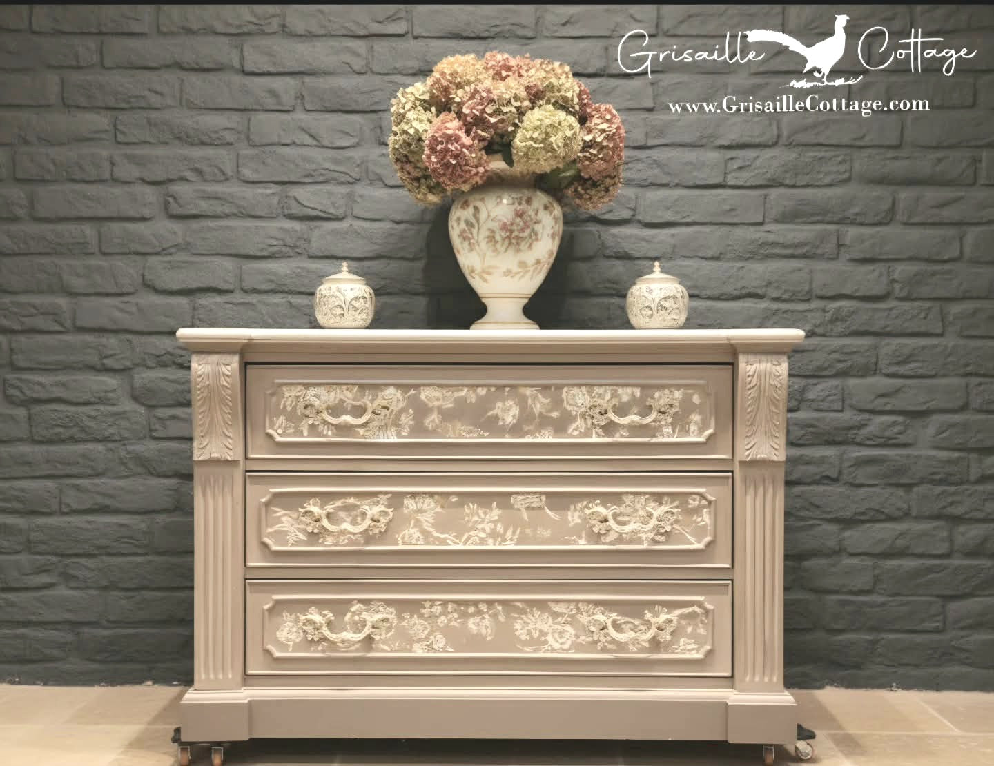 French Patina 3-Drawer Chest