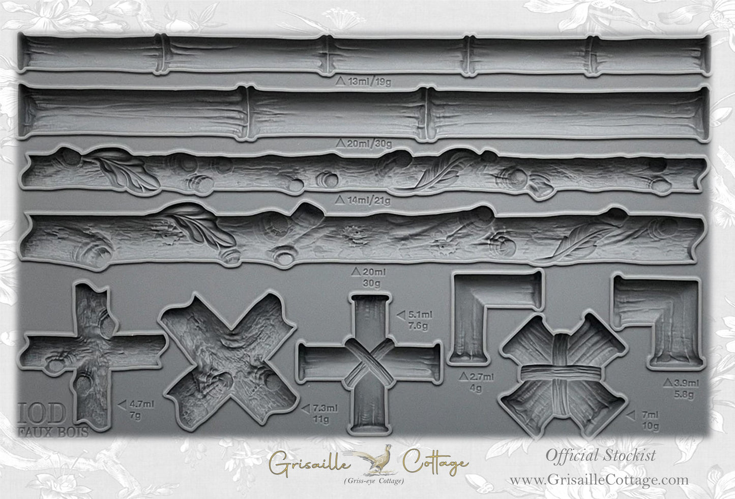 Faux Bois 2024 - IOD Decor Mould RETIRED