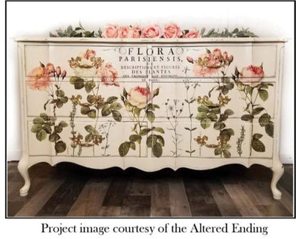 Flora Parisiensis - 4 Sheet, 12x16 Pad IOD Decor Transfer™ 2018