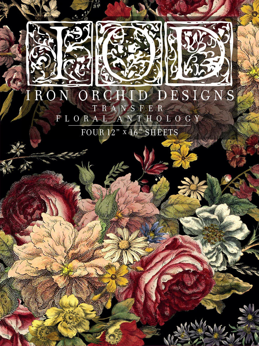 Floral Anthology 4-Sheet ~ Decor Transfer™
