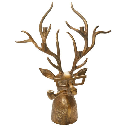 Frankie the Deer Candelabra 30in - Authentic E&E Eloise Collection Bronzed Aluminum  *𝐏𝐢𝐜𝐤-𝐔𝐩 𝐎𝐧𝐥𝐲