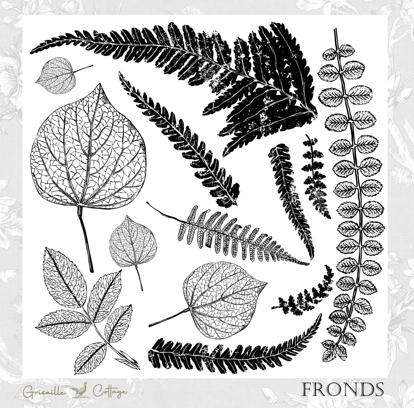 Fronds - IOD Decor Stamp