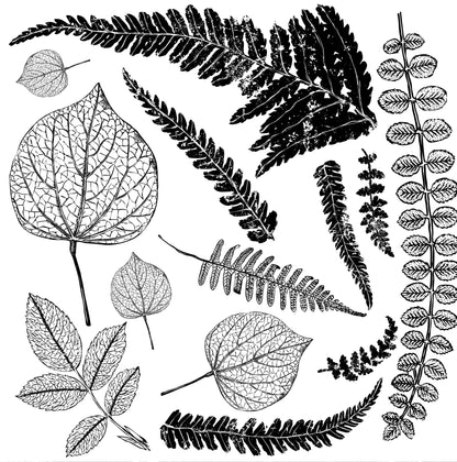 Fronds - Retired IOD Decor Stamp