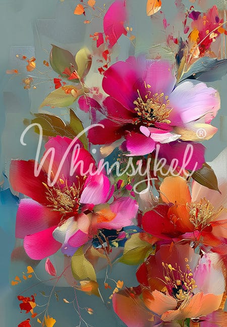 Fully Alive - Lg 21" x 29" Decoupage Paper by Whimsykel Designs