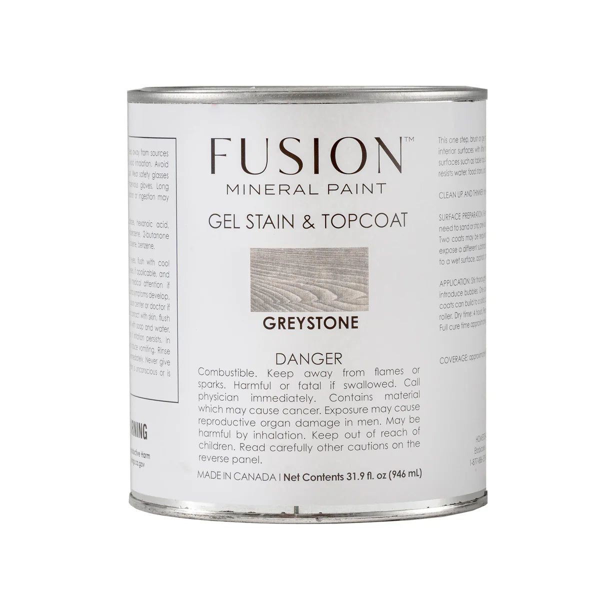 GREYSTONE - Gel Stain & Top Coat 946ml (31.9oz) - FUSION