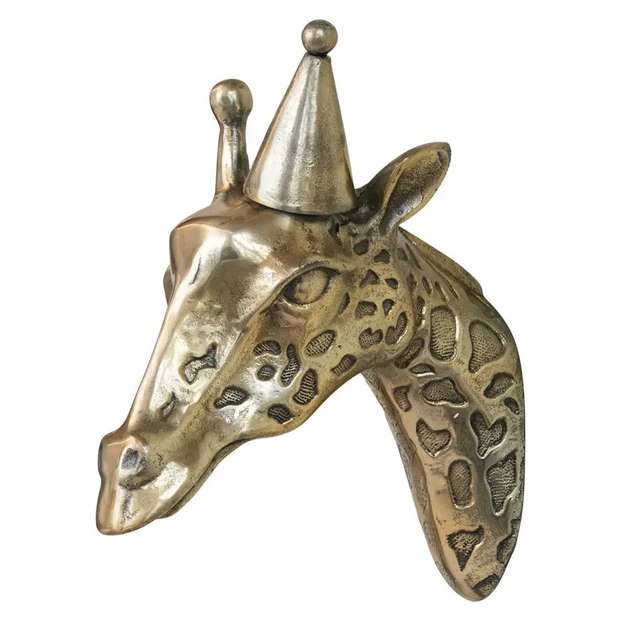 Gary the Giraffe Bronzed Aluminum Wall Mount