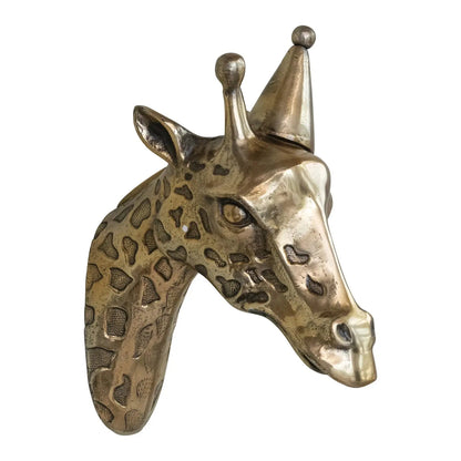 Gary the Giraffe Bronzed Aluminum Wall Mount