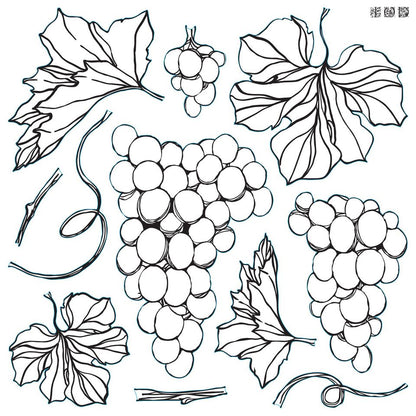 Grapes - IOD Decor Stamp 2021