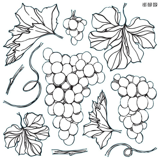 Grapes - IOD Decor Stamp 2021