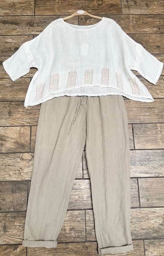 Linen Boyfriend Pant - Namsar