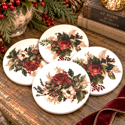 TBD Holiday Coaster Set