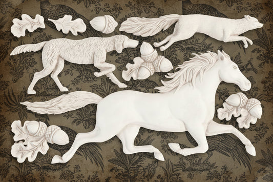 Horse & Hound 2022 - IOD Moulded Casted Resin Applique Set