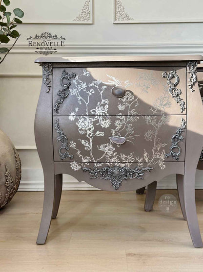 Silver Bird 18" x 24" (2-Sheets) - Decor  Foil Transfers® Kacha