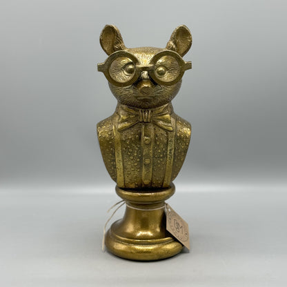 Louie the Mouse Bust - Authentic E&E Eloise Collection Bronzed Aluminum Bust