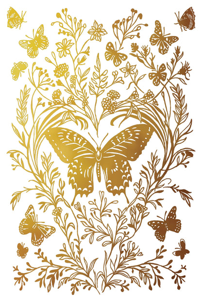 Papillon - Gilded Collection - 8 Sheet, 8x12 Pad IOD Decor Transfer™ 2026