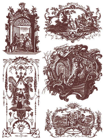 Hameau De La Reine - 8 Sheet, 12x16 Pad IOD Paint Inlay™ (Limited Release) 2026