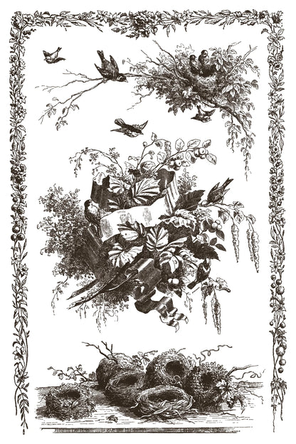 Little Lark - 8 Sheet, 8x12 Pad IOD Paint Inlay™ 2026