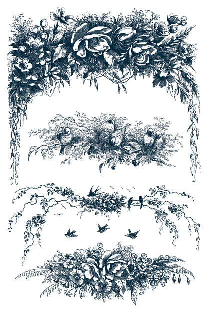 Little Lark - 8 Sheet, 8x12 Pad IOD Paint Inlay™ 2026