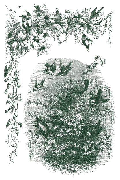 Little Lark - 8 Sheet, 8x12 Pad IOD Paint Inlay™ 2026
