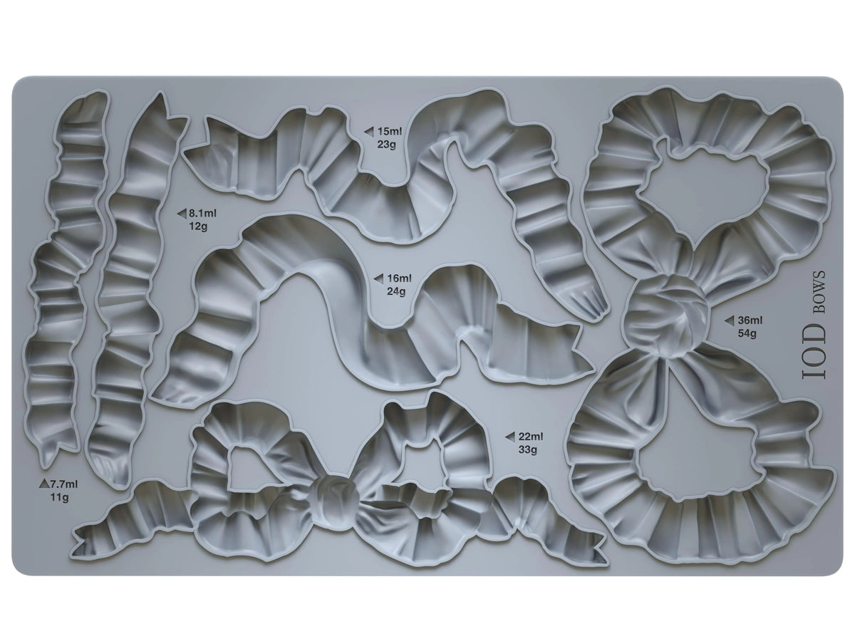 Bows (𝗨𝘀𝗲𝗱 - 𝗟𝗶𝗸𝗲 𝗡𝗲𝘄) - IOD Decor Mould