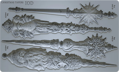 Christmas Tapers (𝗨𝘀𝗲𝗱 - 𝗟𝗶𝗸𝗲 𝗡𝗲𝘄) - IOD Decor Mould