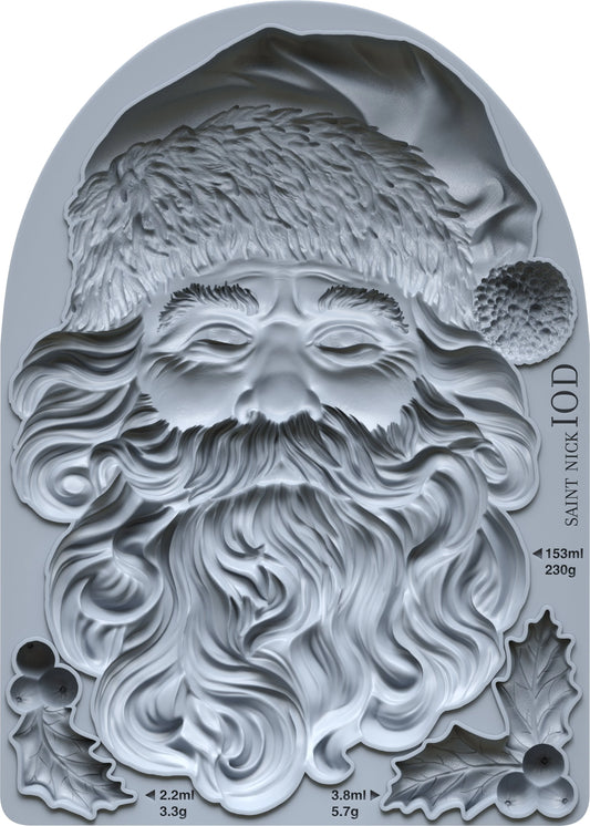Saint Nick (𝗨𝘀𝗲𝗱 - 𝗟𝗶𝗸𝗲 𝗡𝗲𝘄) - IOD Decor Mould