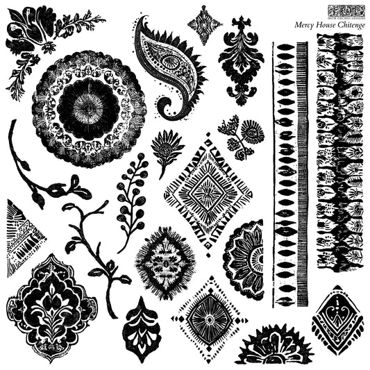 Mercy House Chitenge- IOD Decor Stamp