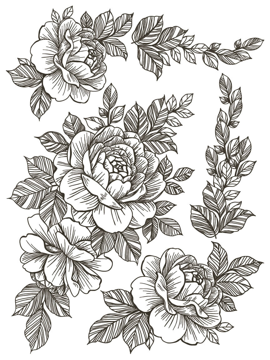 Desperado - 8 Sheet, 12x16 Pad IOD Decor Transfer™ 2022