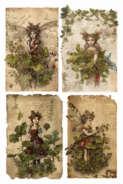 Fairy Merry Christmas - 8 Sheet, 8x12 Pad IOD Decor Transfer™ 2023