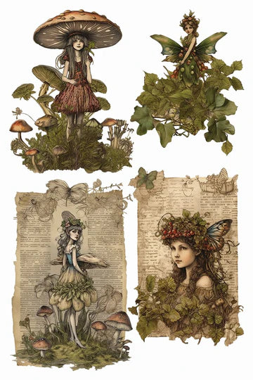 Fairy Merry Christmas - 8 Sheet, 8x12 Pad IOD Decor Transfer™ 2023