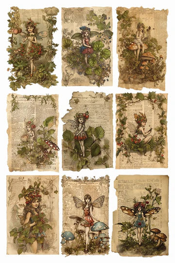 Fairy Merry Christmas - 8 Sheet, 8x12 Pad IOD Decor Transfer™ 2023