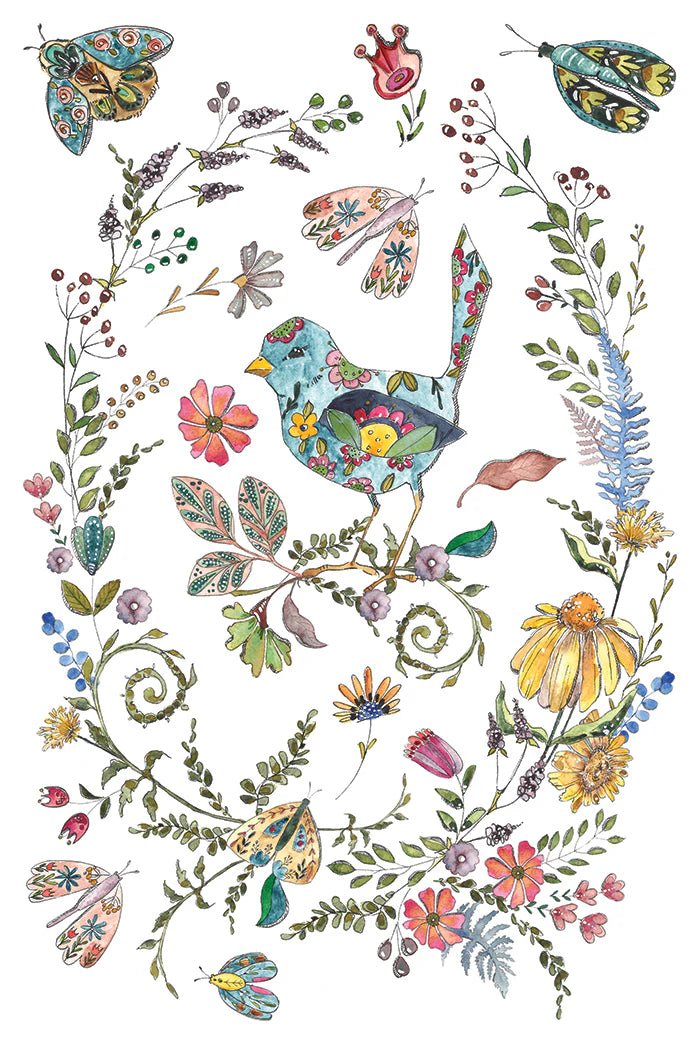 Fern Fables - 8 Sheet, 8x12 Pad IOD Decor Transfer™ 2026 (Next IOD Restock Late July)