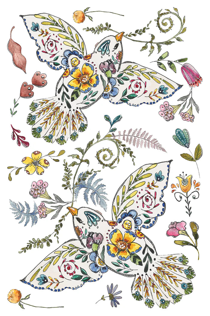 Fern Fables - 8 Sheet, 8x12 Pad IOD Decor Transfer™ 2026 (Next IOD Restock Late July)