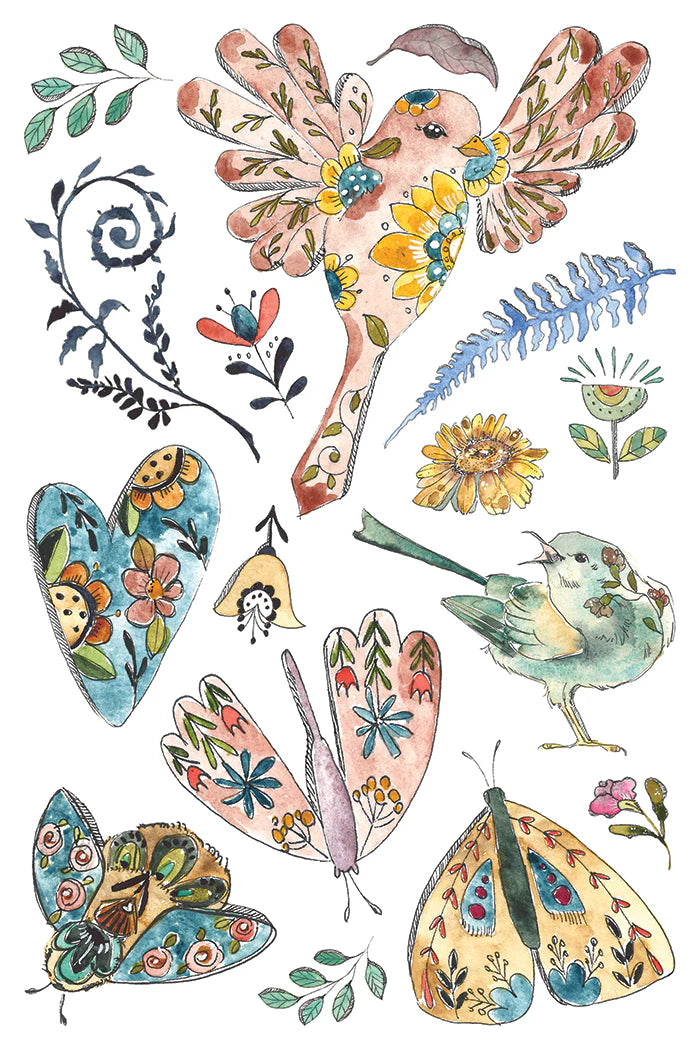 Fern Fables - 8 Sheet, 8x12 Pad IOD Decor Transfer™ 2026 (Next IOD Restock Late July)