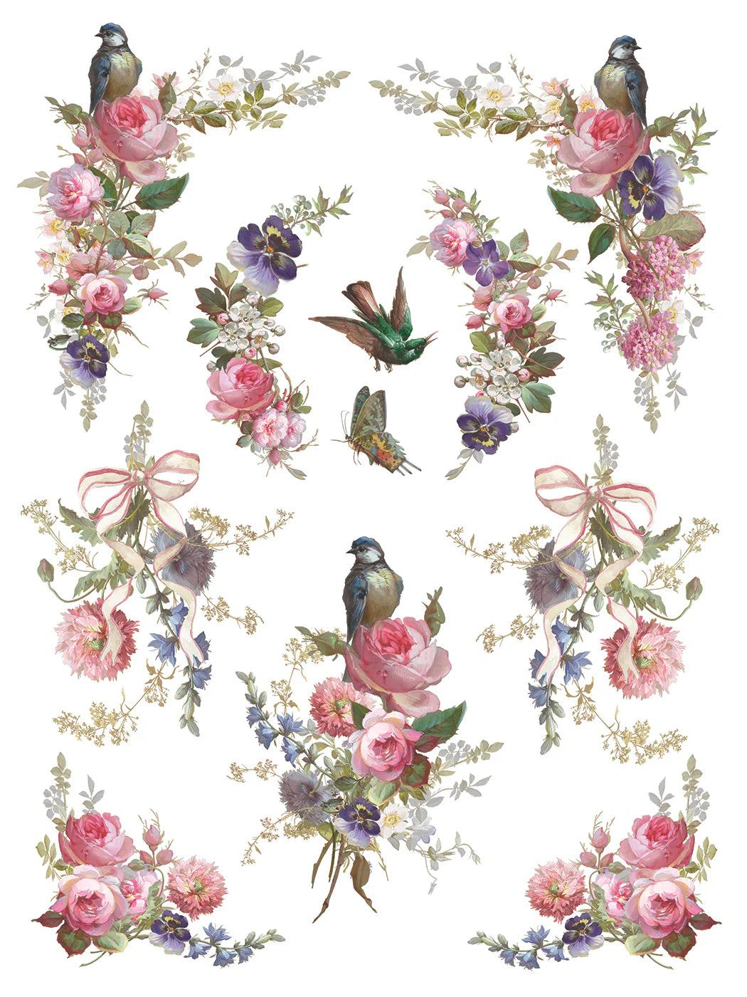 Madeleine - 8 Sheet, 12x16 Pad IOD Decor Transfer™ 2026