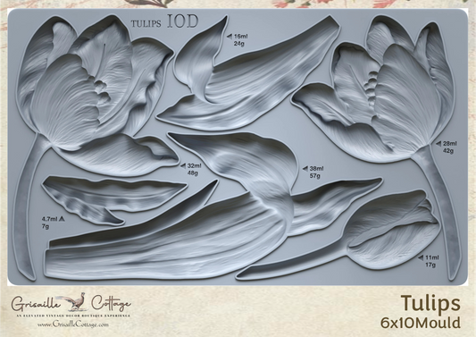 *More on the way (Pre-Order) Tulips - IOD Decor Mould 2026