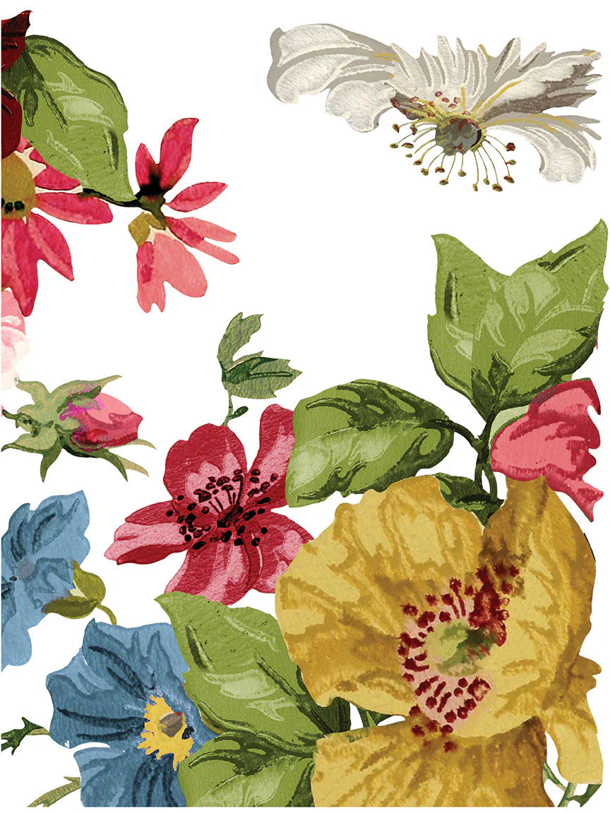 Wall Flower - 8 Sheets, 12x16 Pad IOD Decor Transfer™