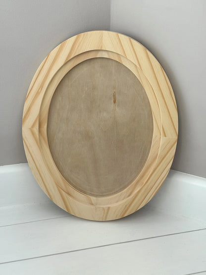 Oval 15.7 x 12.7 - IOD Wood Gallery Blank (2026)