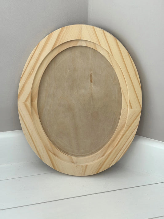 Oval 15.7 x 12.7 - IOD Wood Gallery Blank 2026