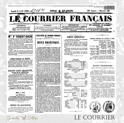 Le Courrier - IOD Decor Stamp 2022 (Retired)