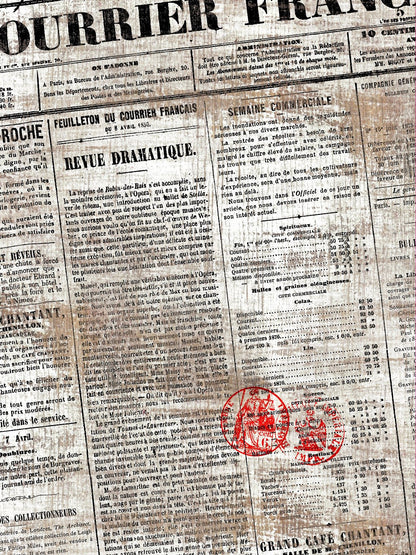 Le Courrier - IOD Decor Stamp 2022 (Retired)