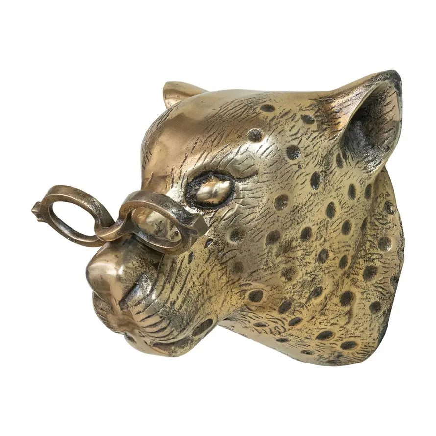 Camille the Cheetah Bronzed Aluminum Wall Mount