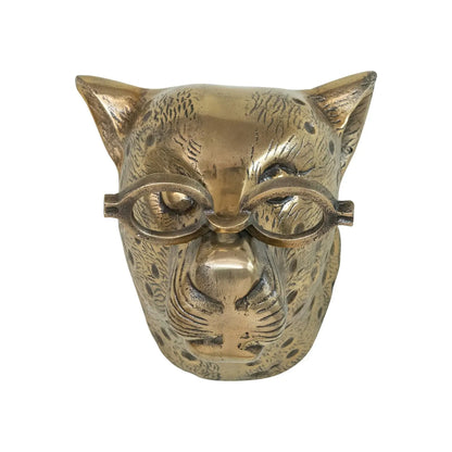 Camille the Cheetah Bronzed Aluminum Wall Mount