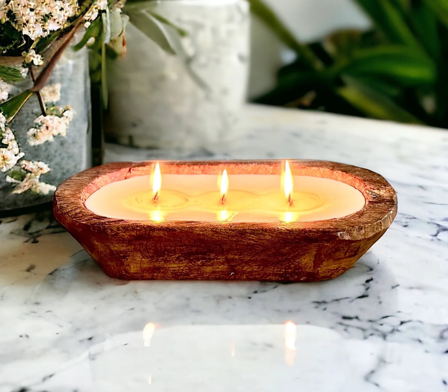 3-Wick Dough Bowl Candle - Fresh Gingerbread